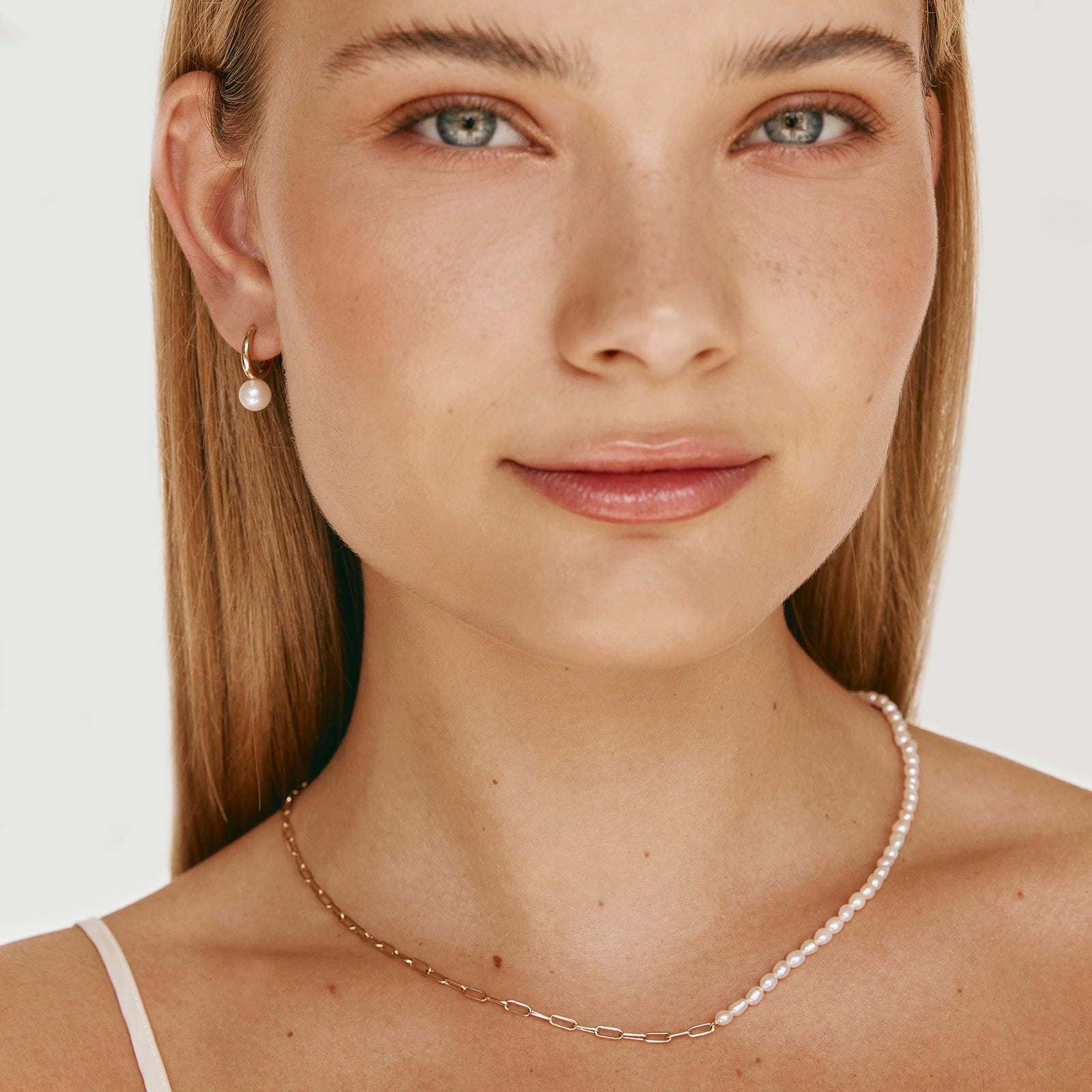 14K GOLD PEARL GRACE NECKLACE