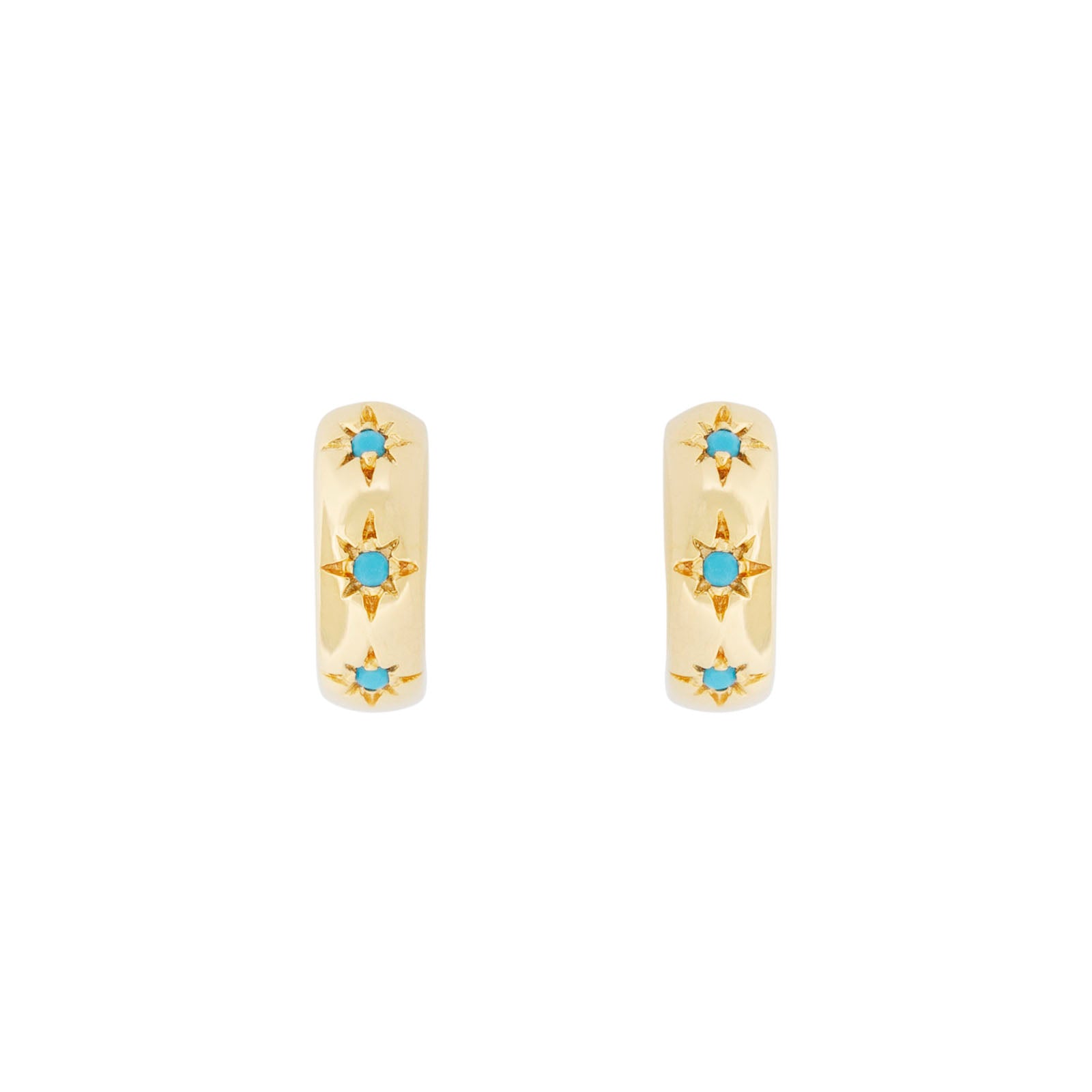 TURQUOISE STARBURST HUGGIES