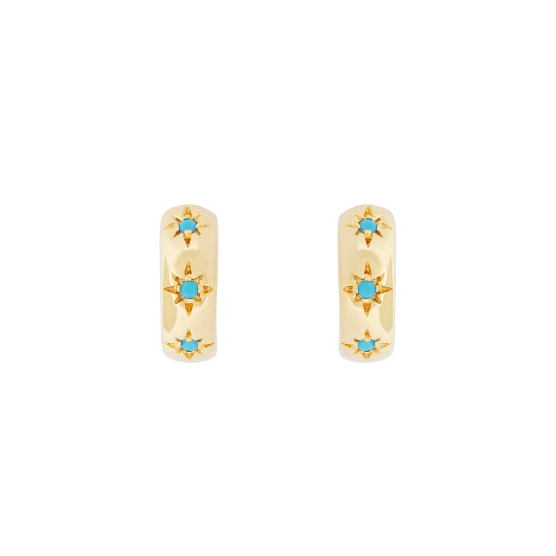 TURQUOISE STARBURST HUGGIES