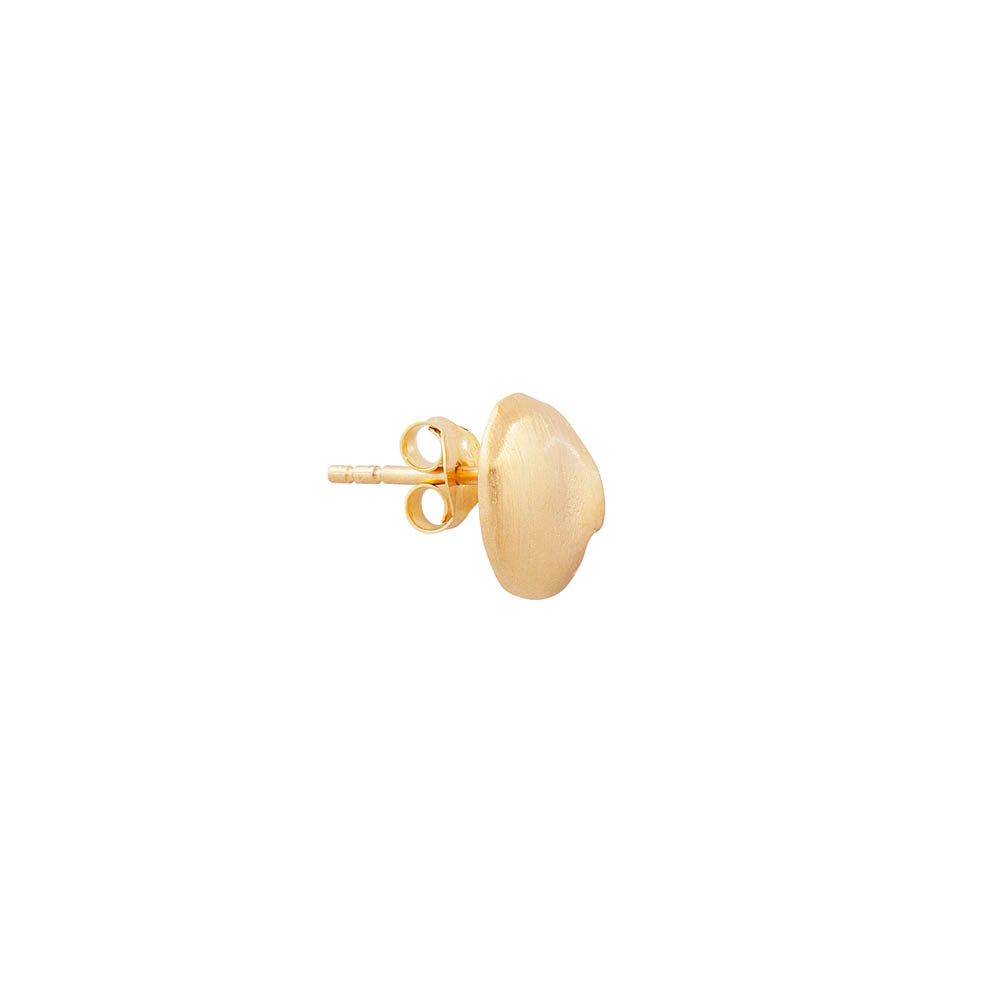 GOLD KESHI STUDS