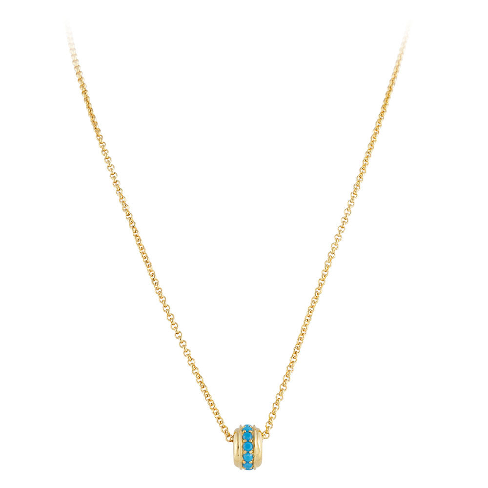 BLUE GROTTO ORB NECKLACE