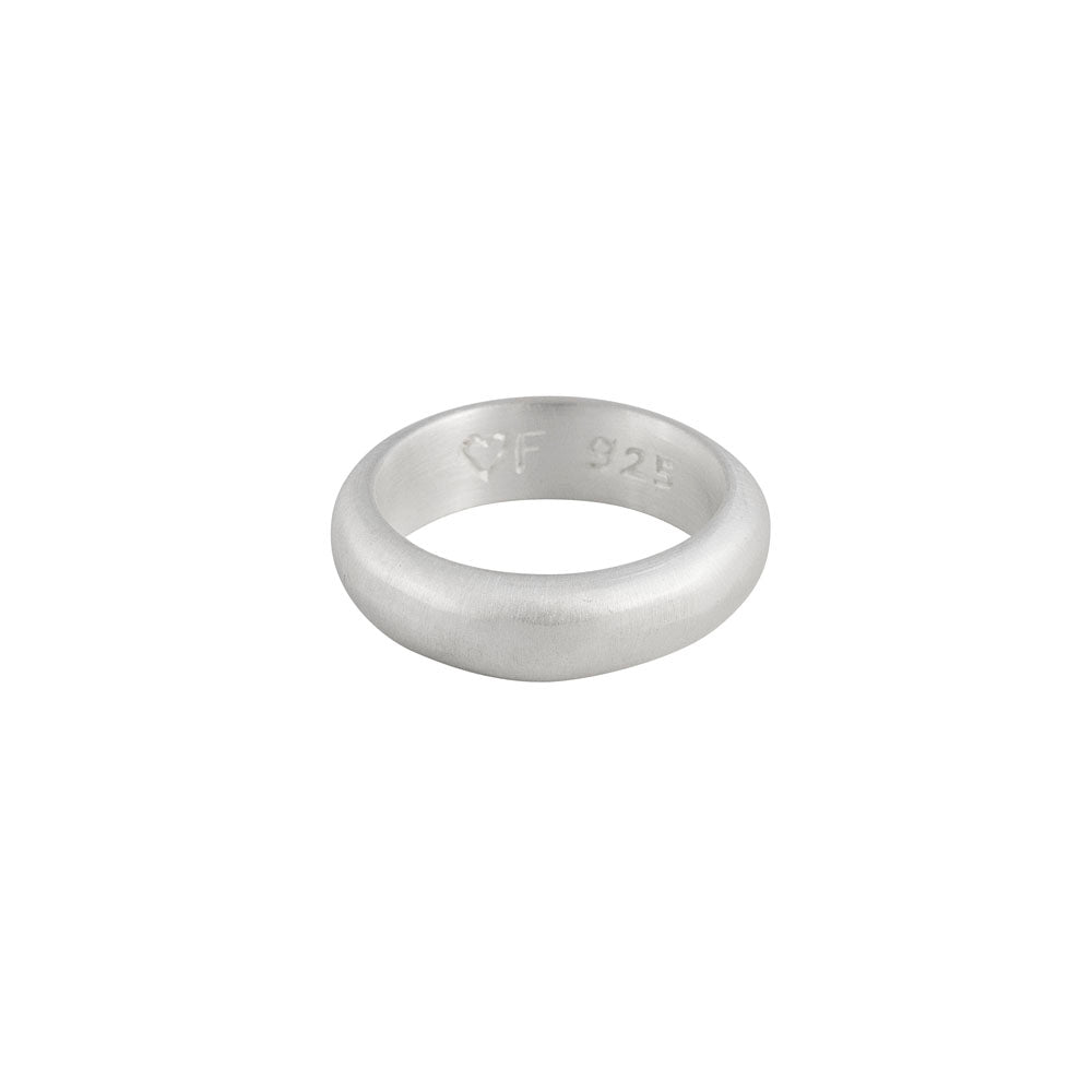 MATTE SILVER RING