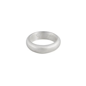 MATTE SILVER RING