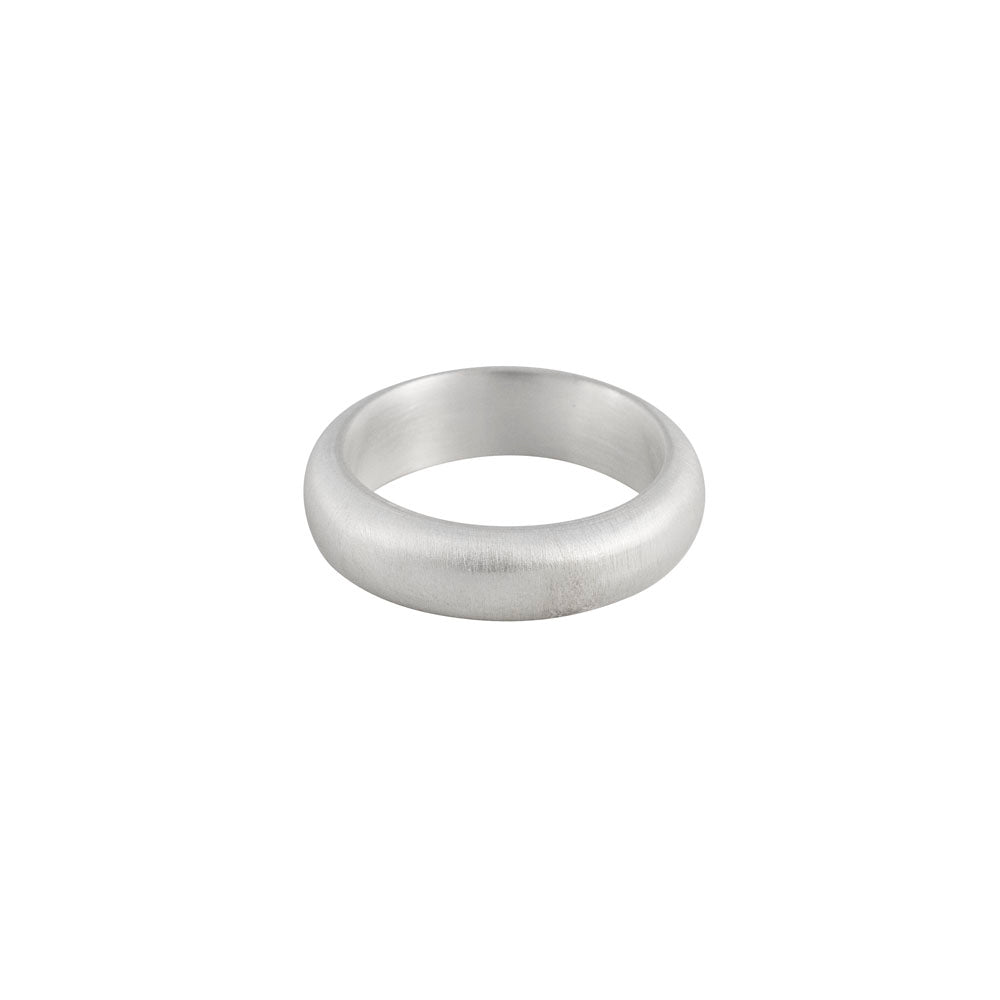 MATTE SILVER RING