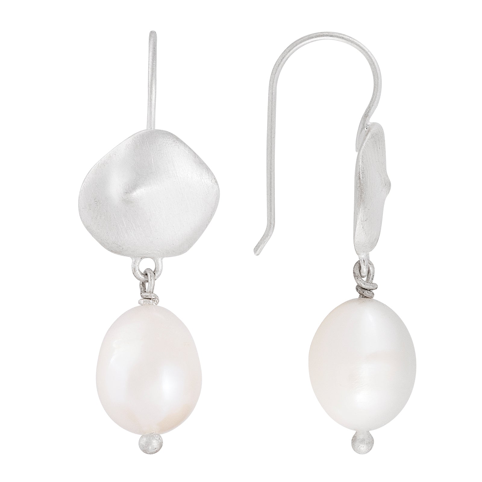 SILVER NOMAD PEARL HOOKS