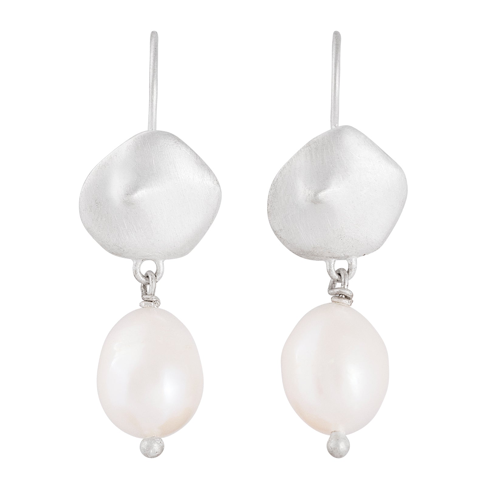 SILVER NOMAD PEARL HOOKS