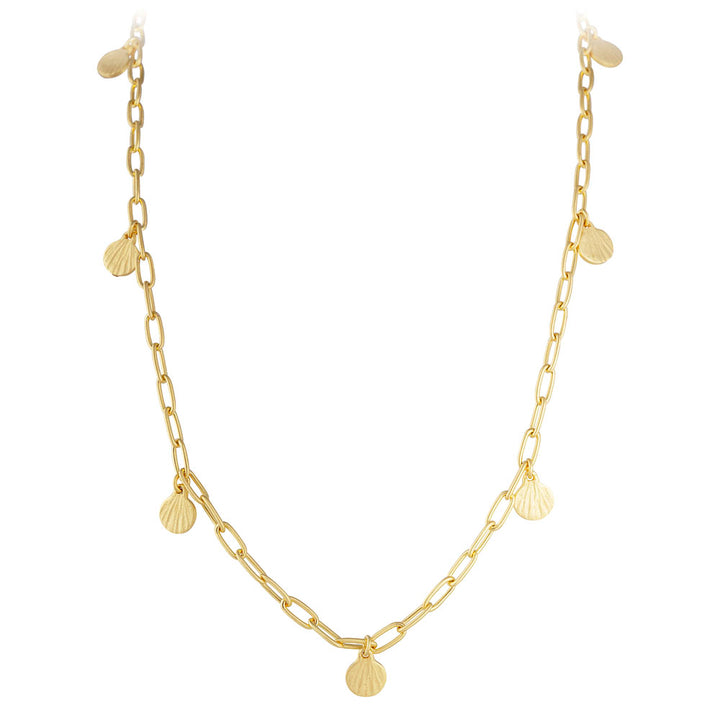 GOLDEN BEACHCOMBER CHARM NECKLACE