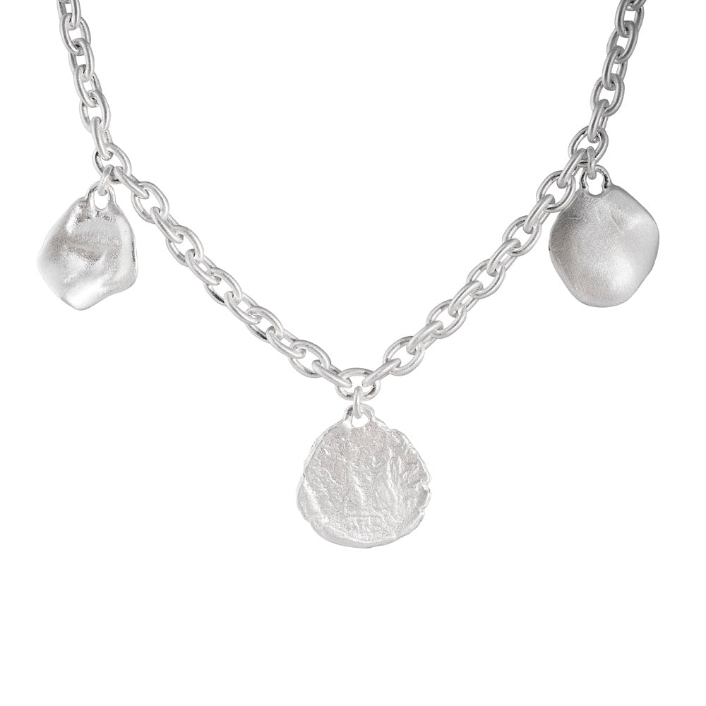 SILVER NOMAD TRINKET NECKLACE