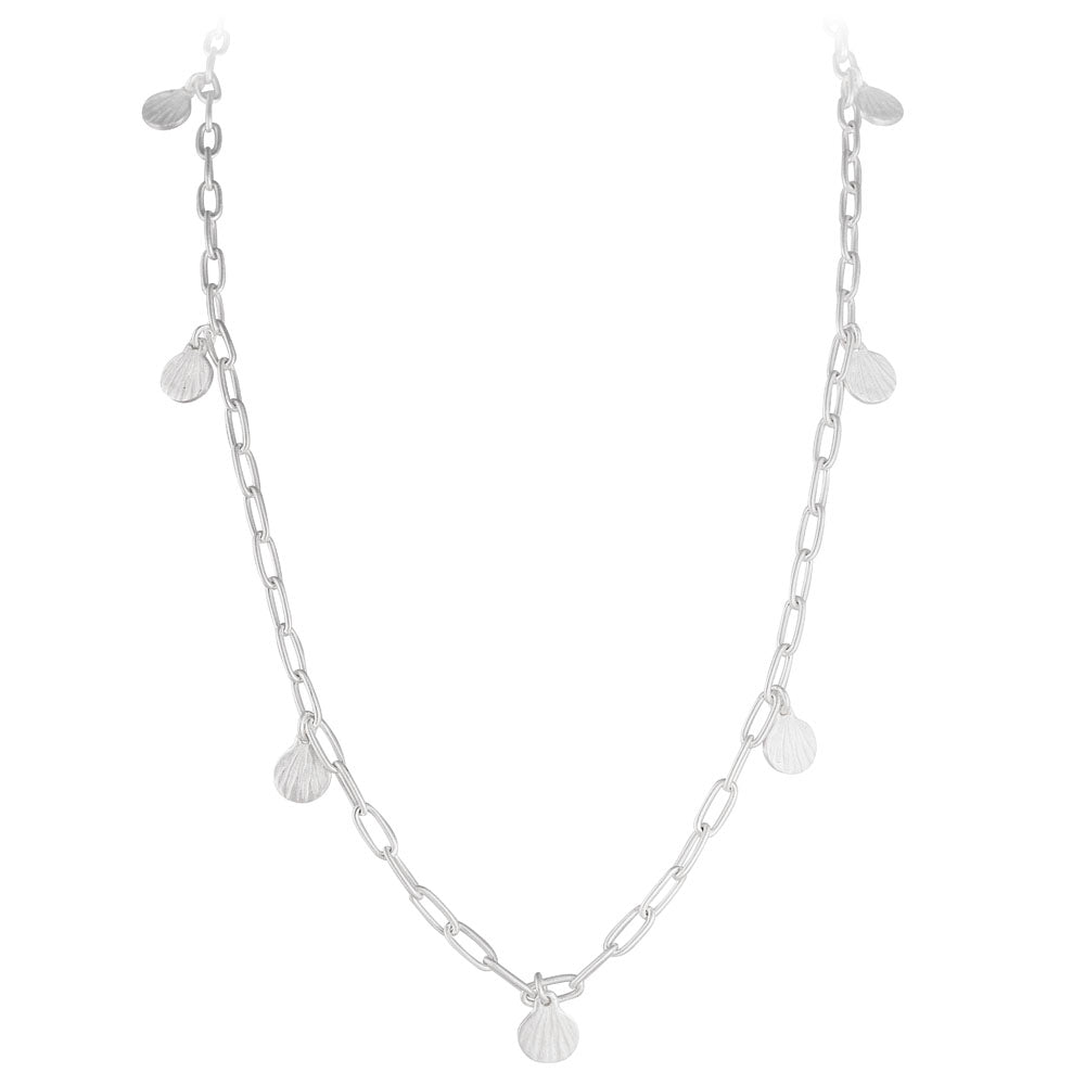 SILVER BEACHCOMBER CHARM NECKLACE