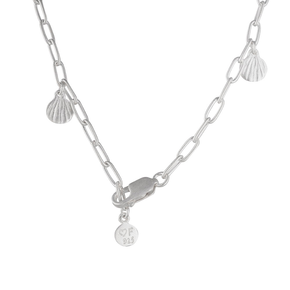 SILVER BEACHCOMBER CHARM NECKLACE