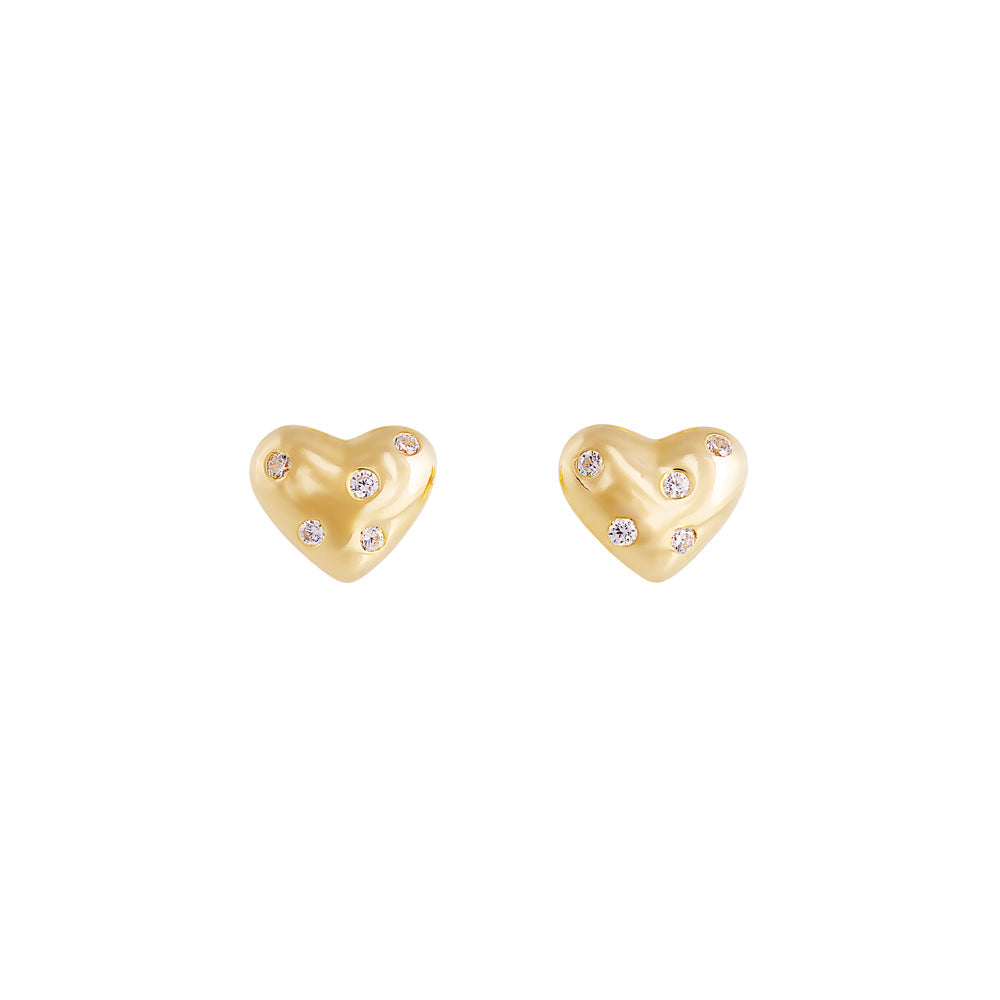TWILIGHT HEART STUDS