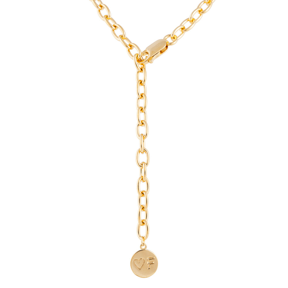 SCATTER BAGUETTE NECKLACE