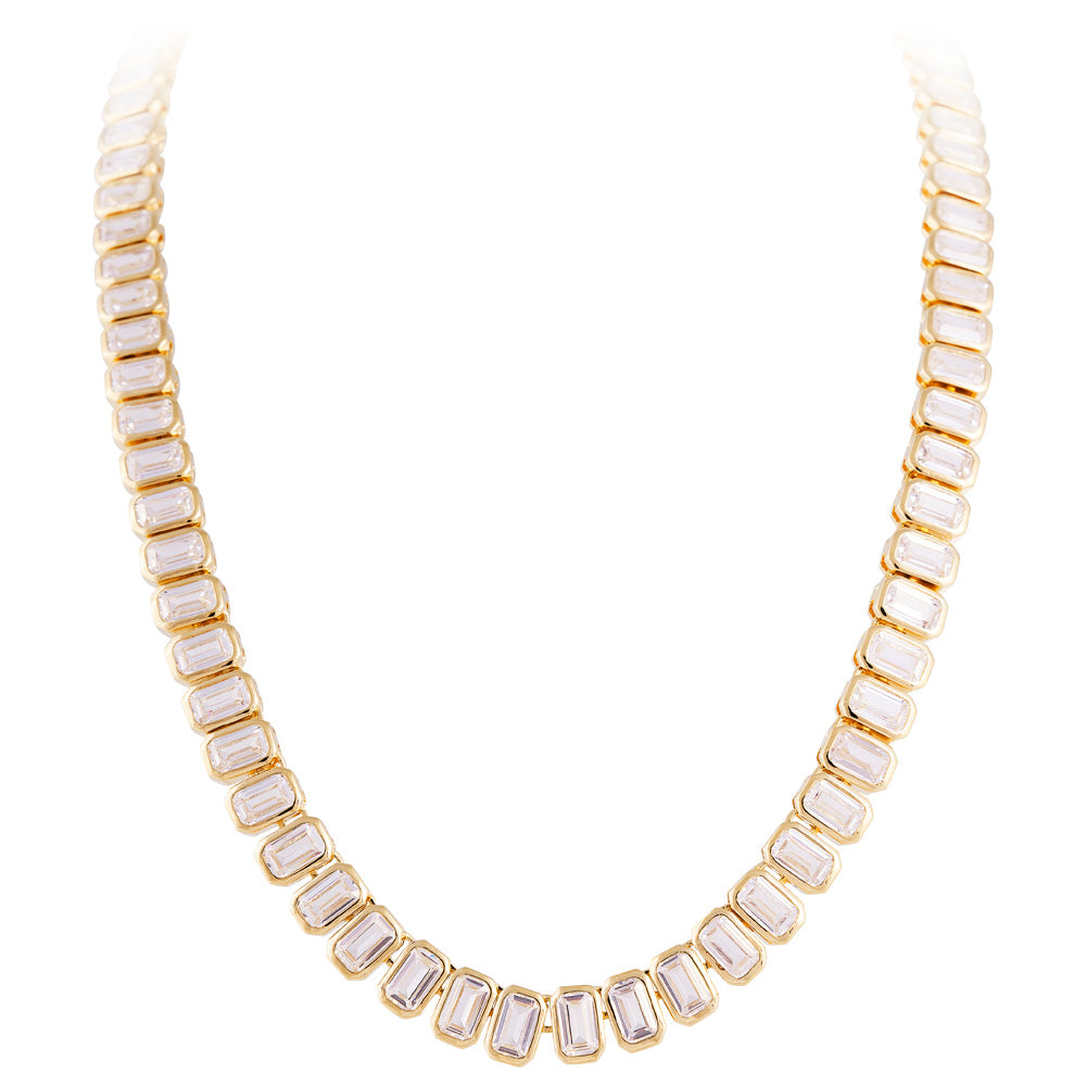 BLANC TENNIS NECKLACE