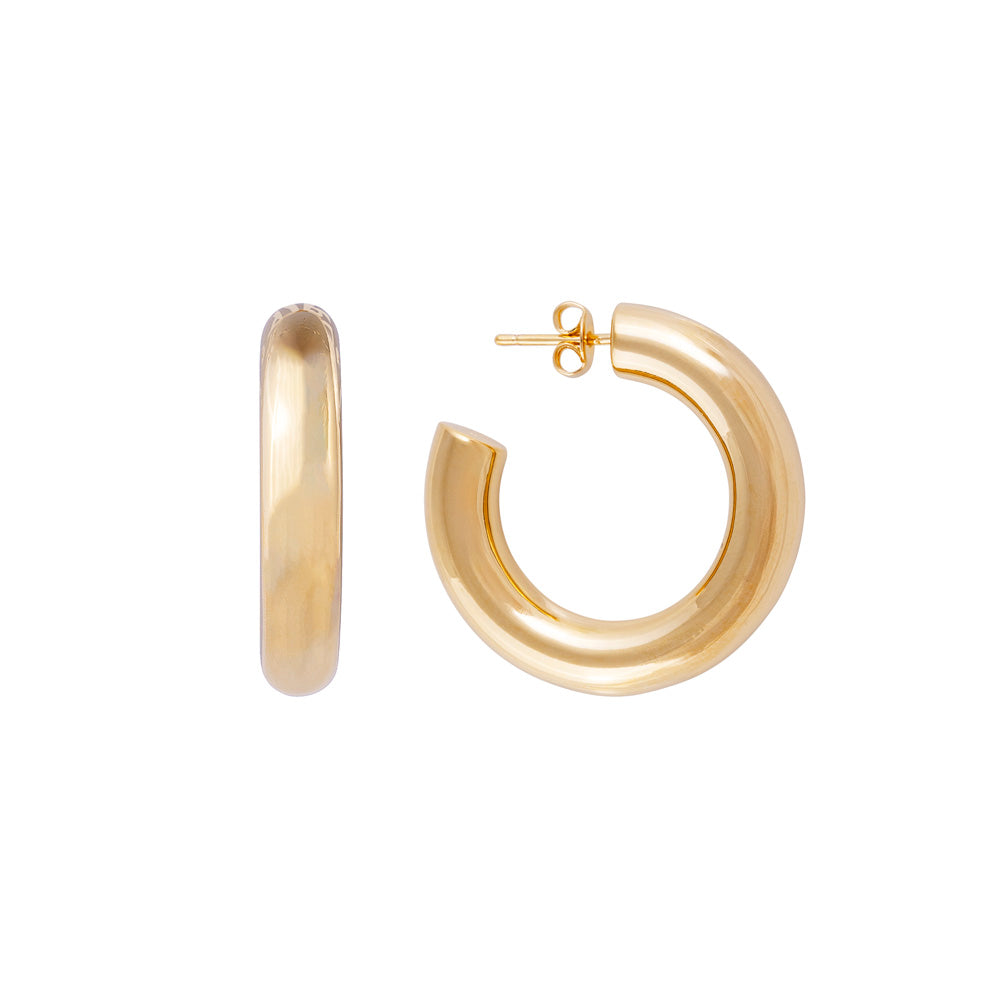 BOLD GOLD  MAXI HOOPS