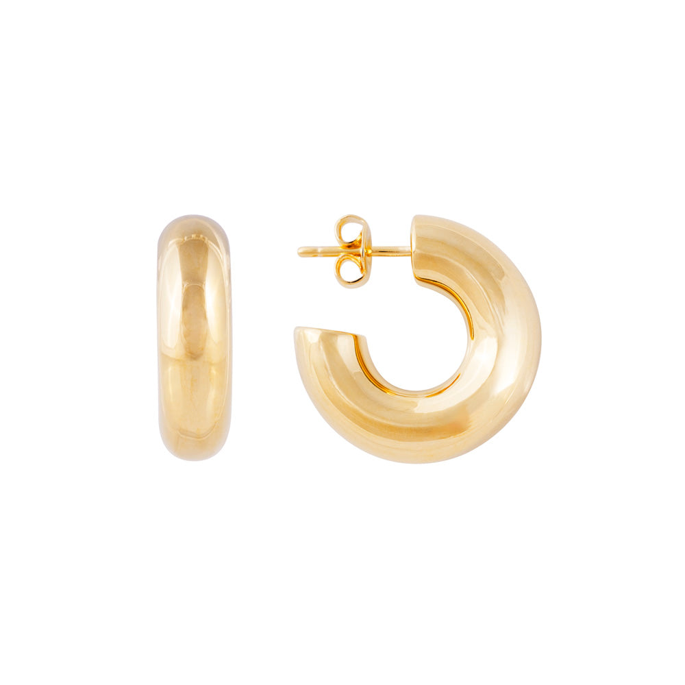 BOLD GOLD  MIDI HOOPS