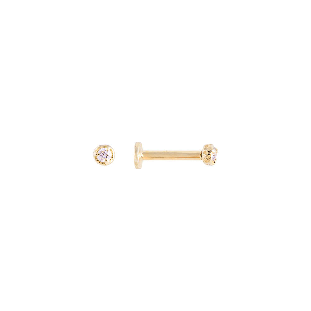 14K GOLD DIAMOND CLASSIC  STUDS