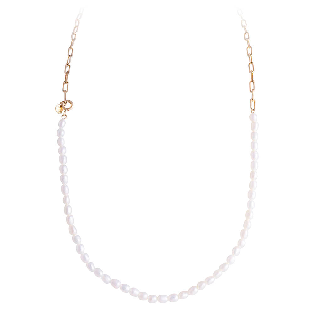 14K GOLD PEARL GRACE NECKLACE