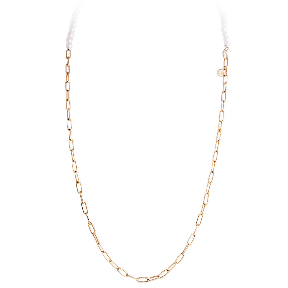 14K GOLD PEARL GRACE NECKLACE