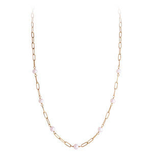 14K GOLD PEARL ELLA NECKLACE