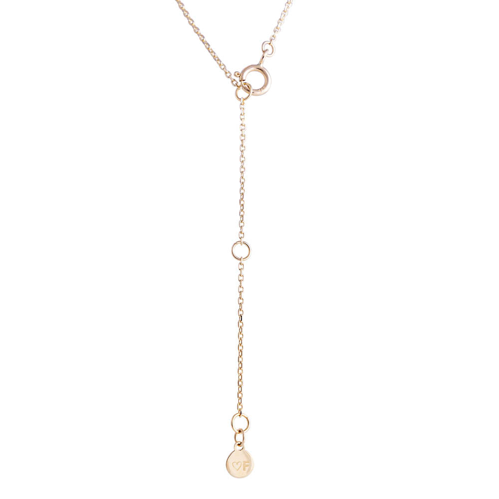 14K GOLD DIAMOND/ RUBY / SAPPHIRE TRIO NECKLACE