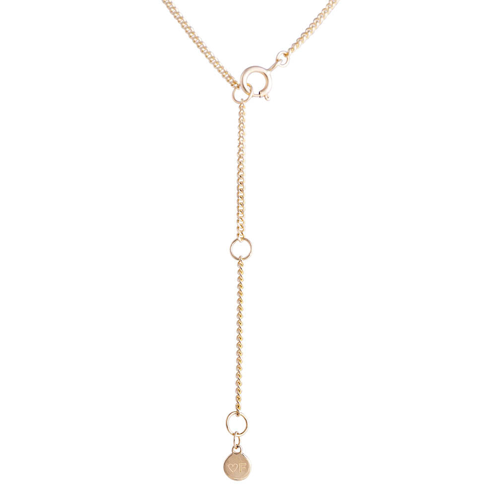 14K GOLD DIAMOND OLIVIA NECKLACE
