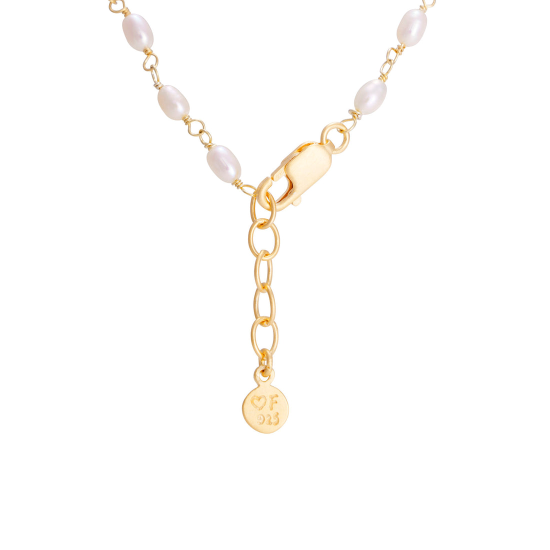 PEARL MALACHITE CLOVER NECKLACE