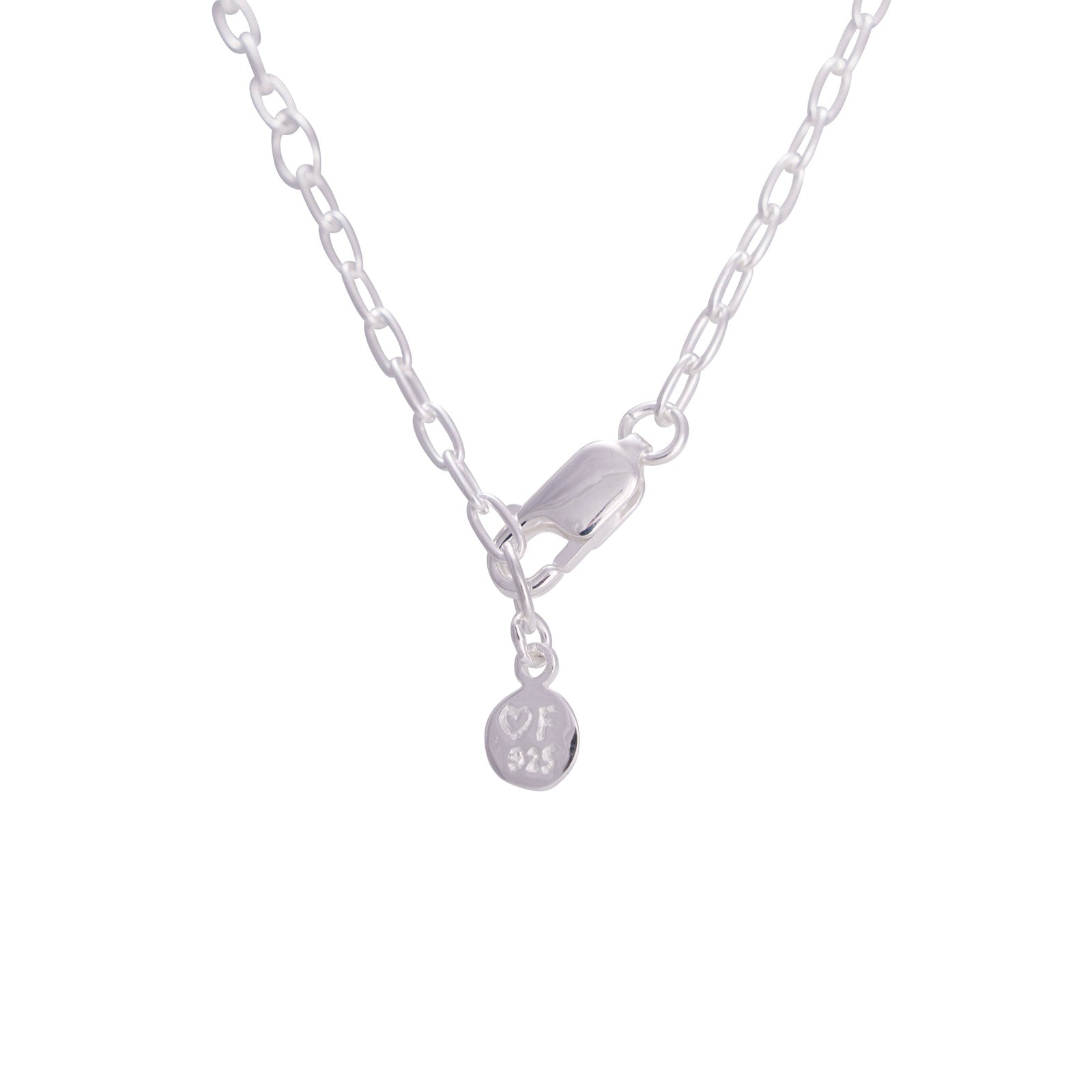 SILVER LUCKY CHARM NECKLACE