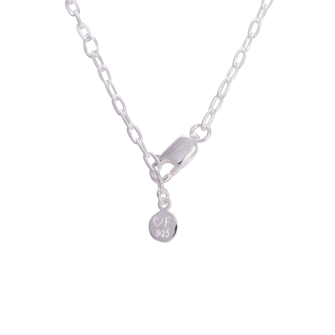 SILVER LUCKY CHARM NECKLACE