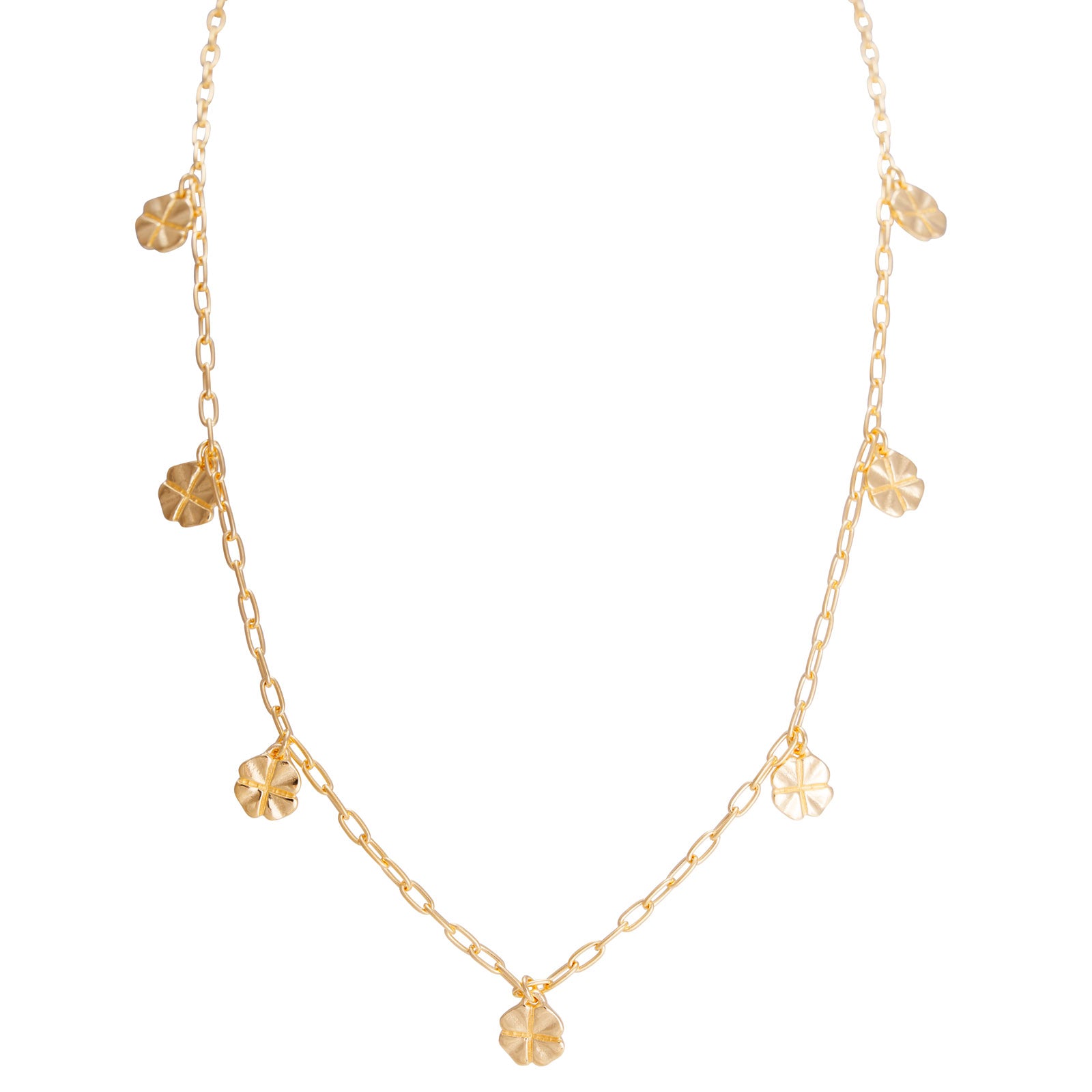 GOLDEN LUCKY CHARM NECKLACE