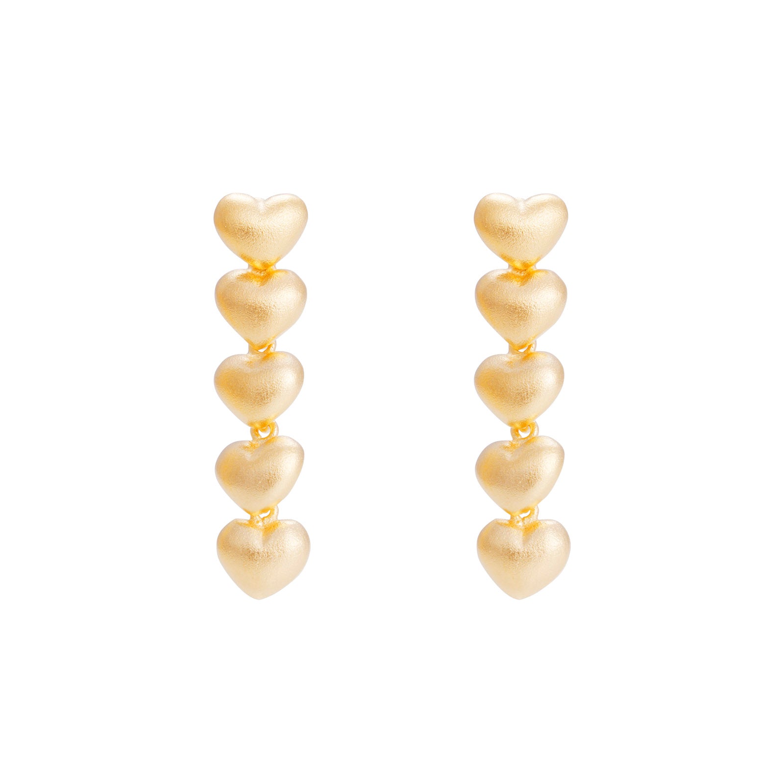 GOLDEN HEART EARRINGS