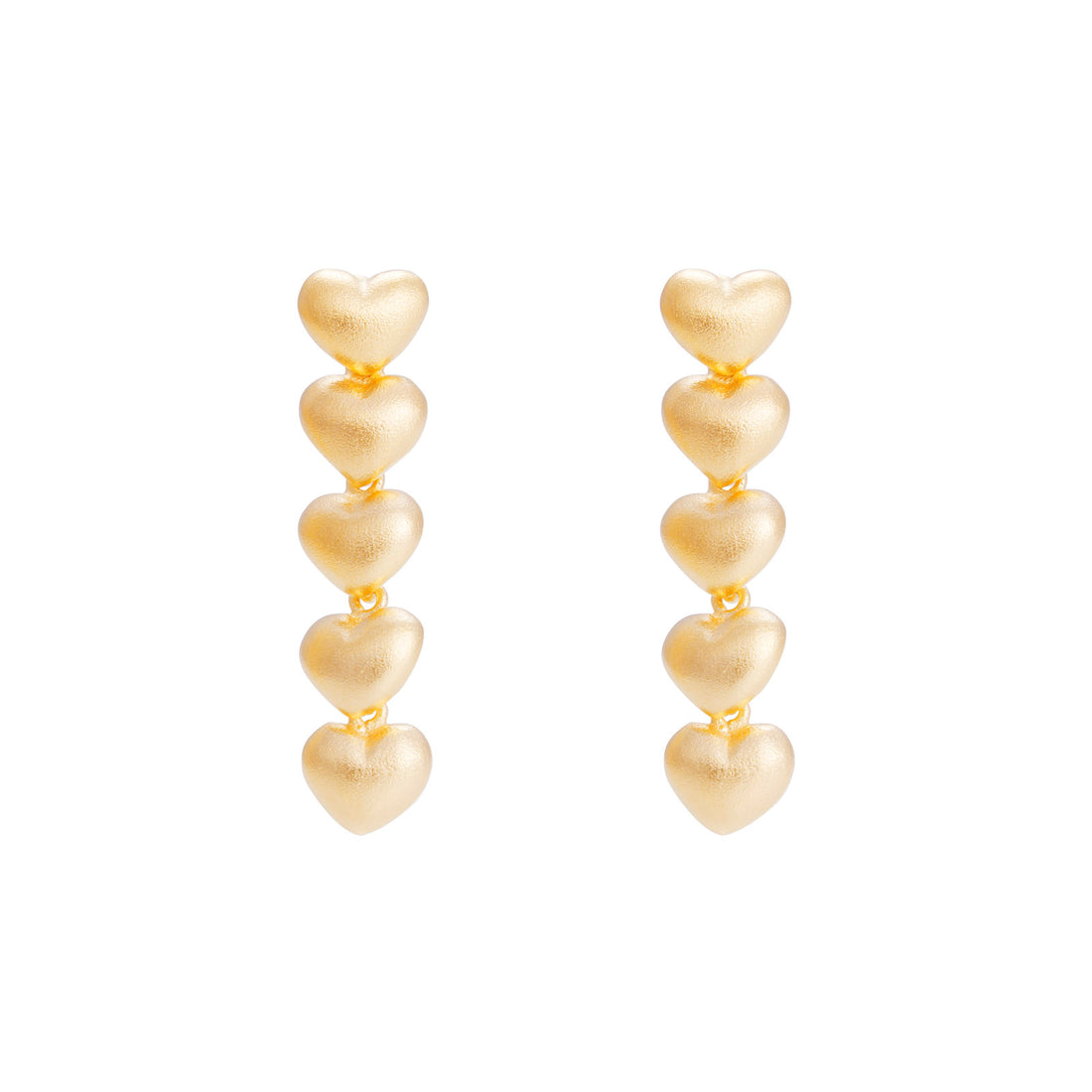 GOLDEN HEART EARRINGS