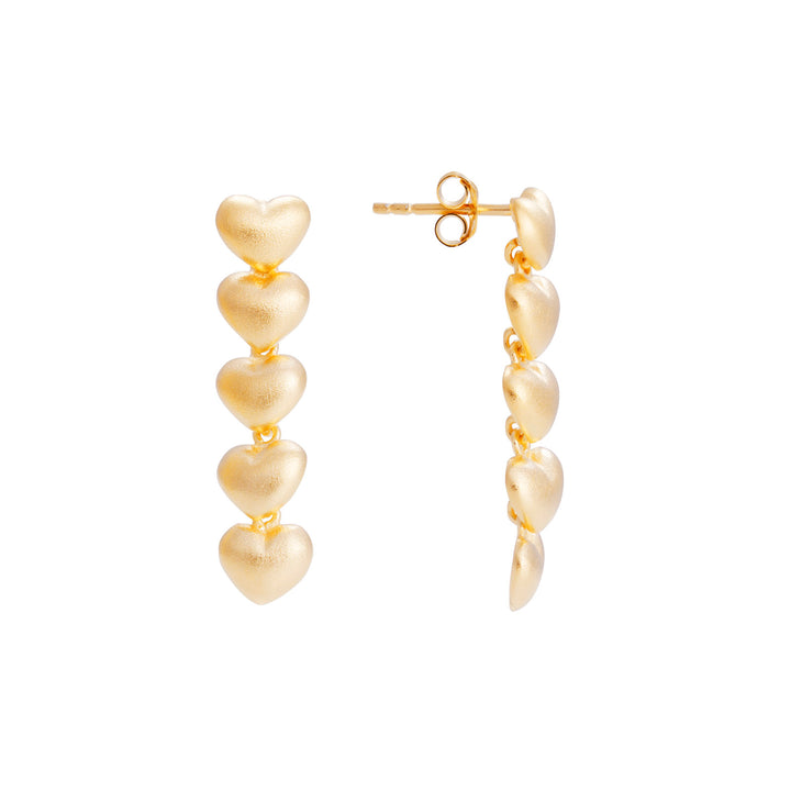 GOLDEN HEART EARRINGS