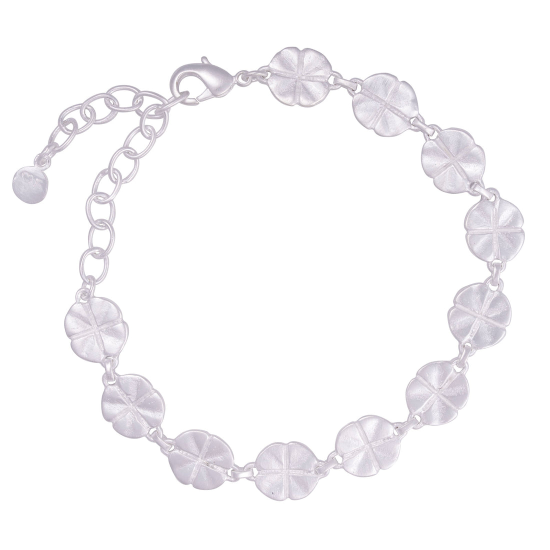 SILVER LUCKY CHARM BRACELET