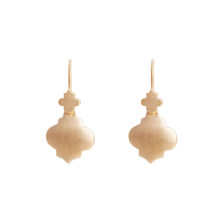 MINI MOROCCAN DROP EARRINGS - GOLD