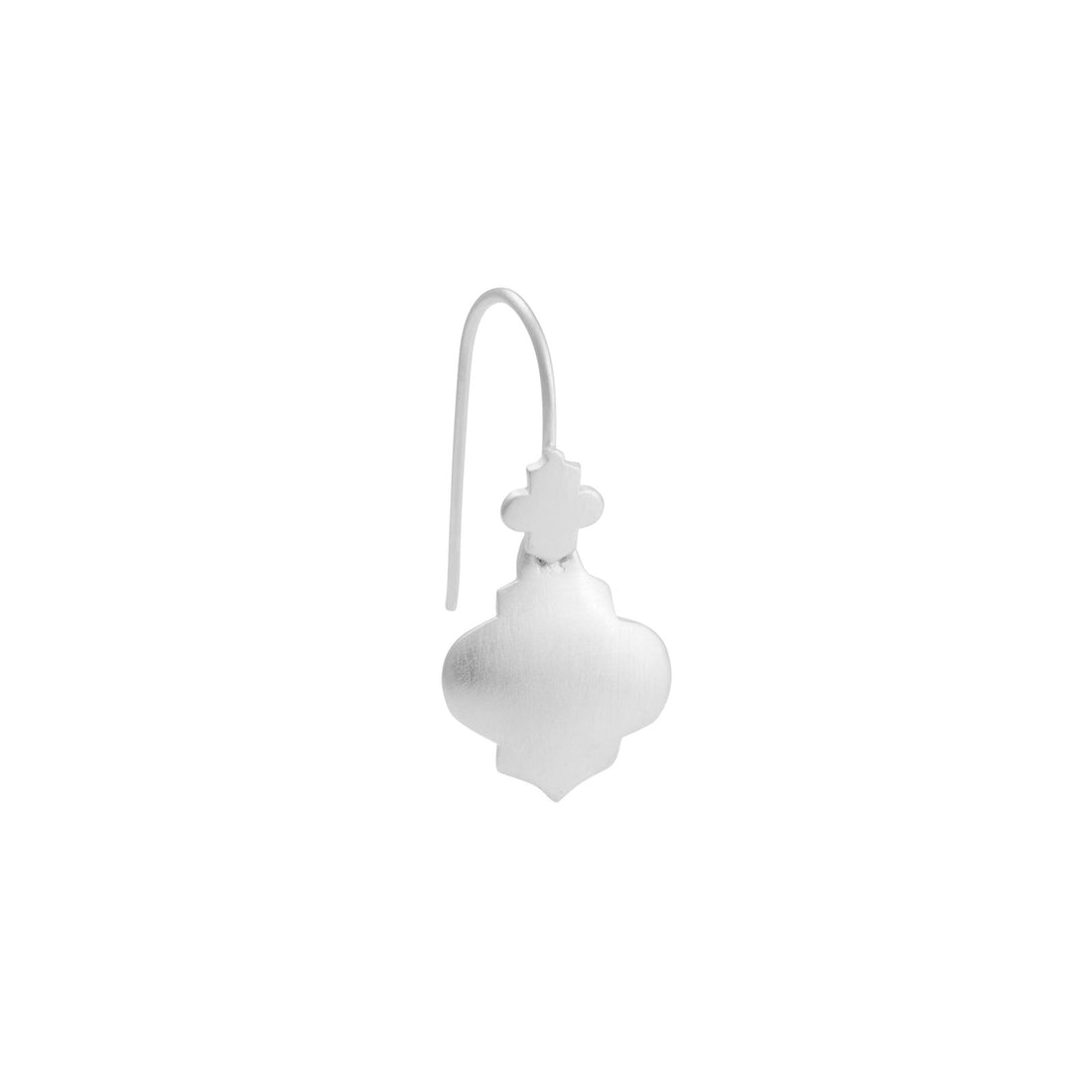 MINI MOROCCAN DROP EARRINGS - SILVER