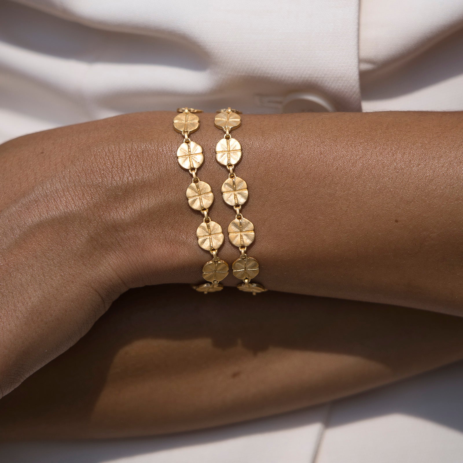 GOLD LUCKY CHARM BRACELET