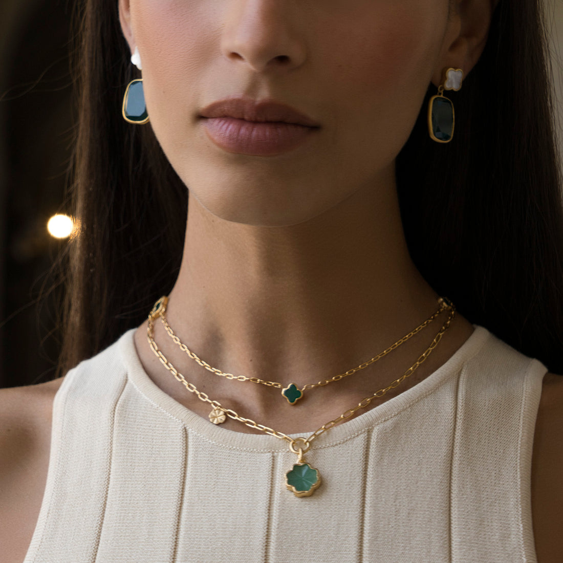 AVENTURINE FORTUNE NECKLACE