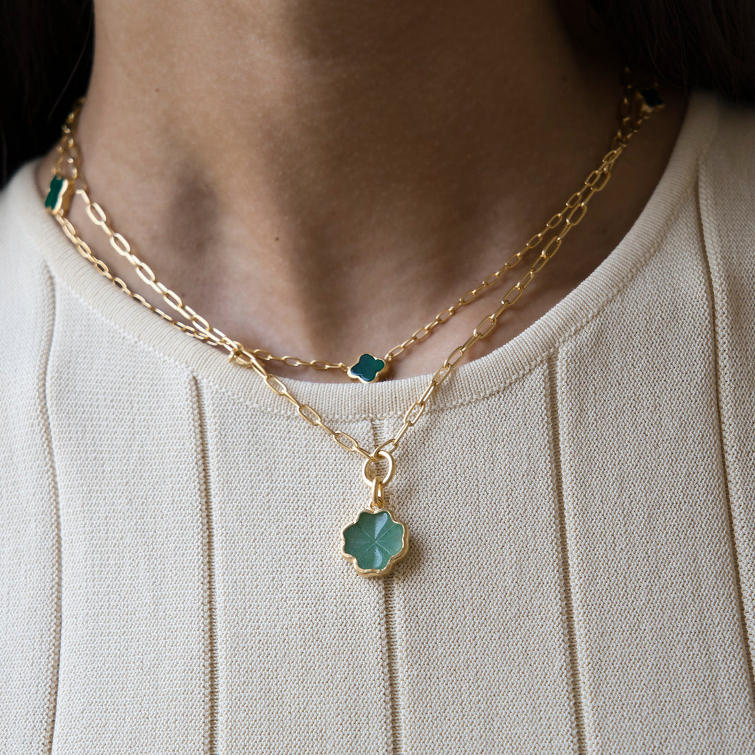 AVENTURINE FORTUNE NECKLACE