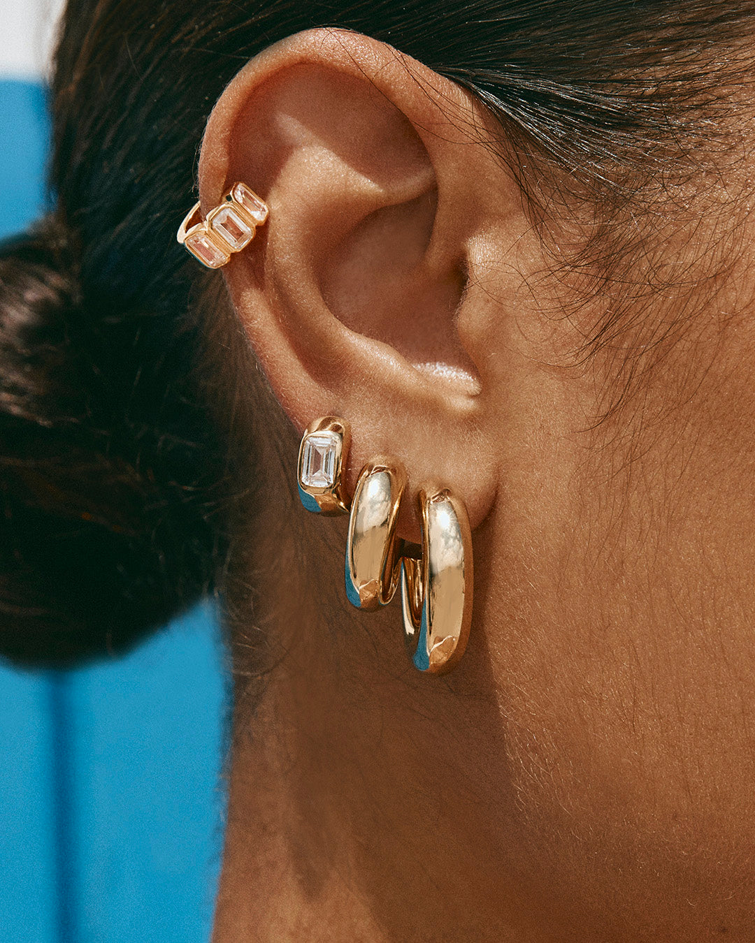 BOLD GOLD  MAXI HOOPS