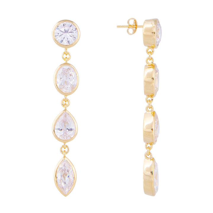 LAGOS COCKTAIL EARRINGS WHITE