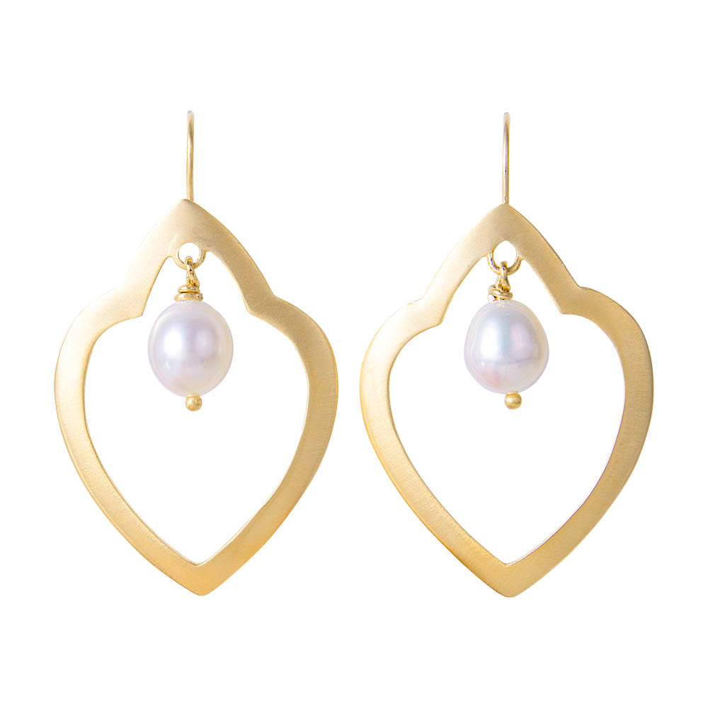 MOROCCAN PEARL DROPS - GOLD