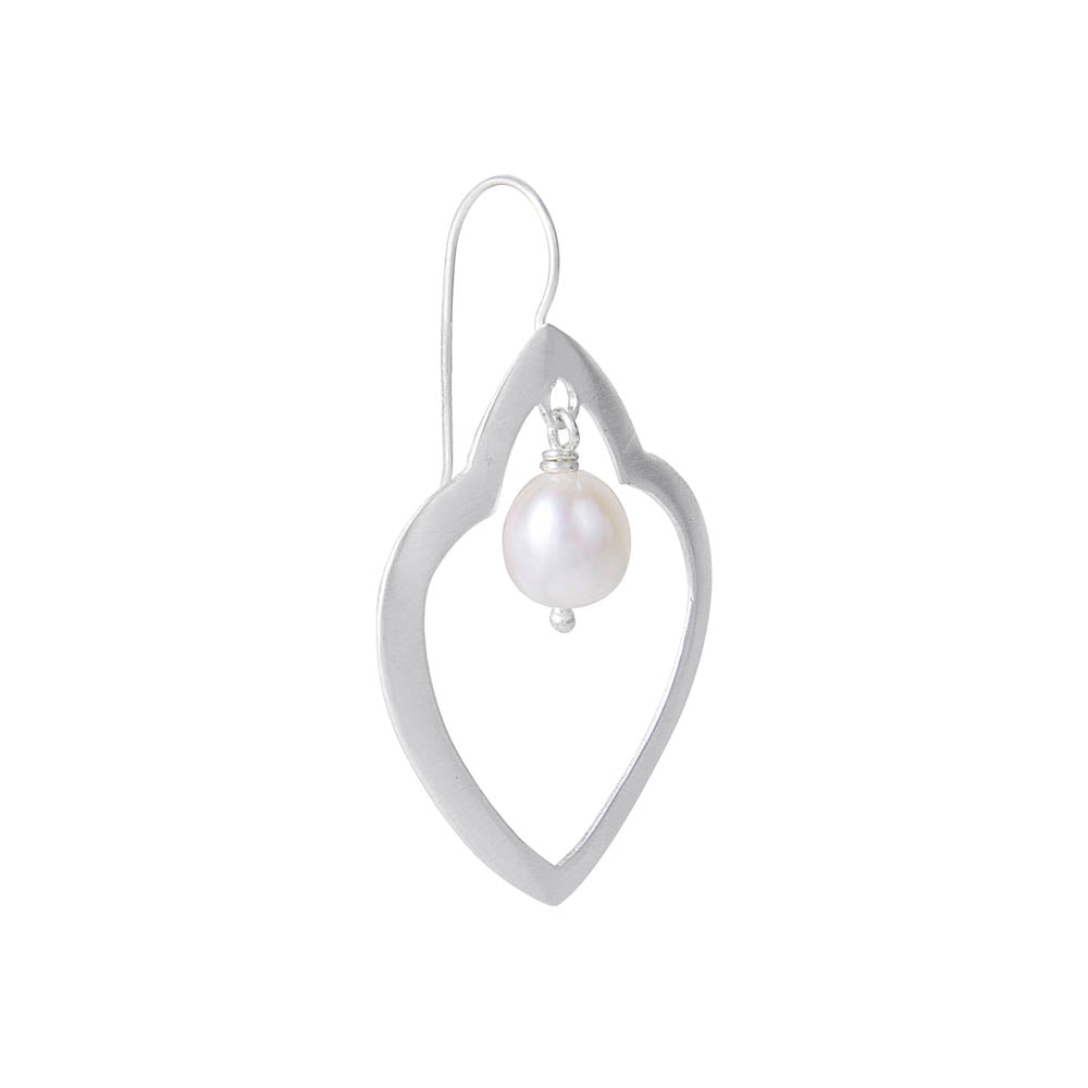MOROCCAN PEARL DROPS - SILVER