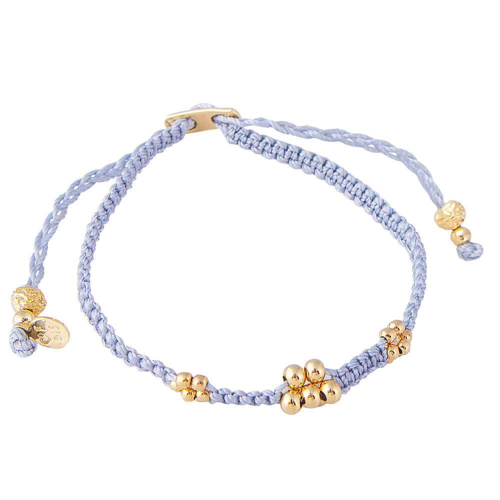 BLOSSOM ROPE BRACELET - PEARL