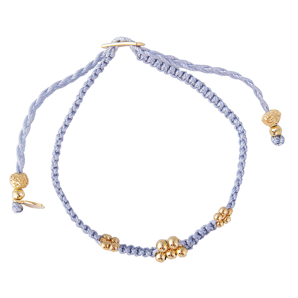 BLOSSOM ROPE BRACELET - PEARL