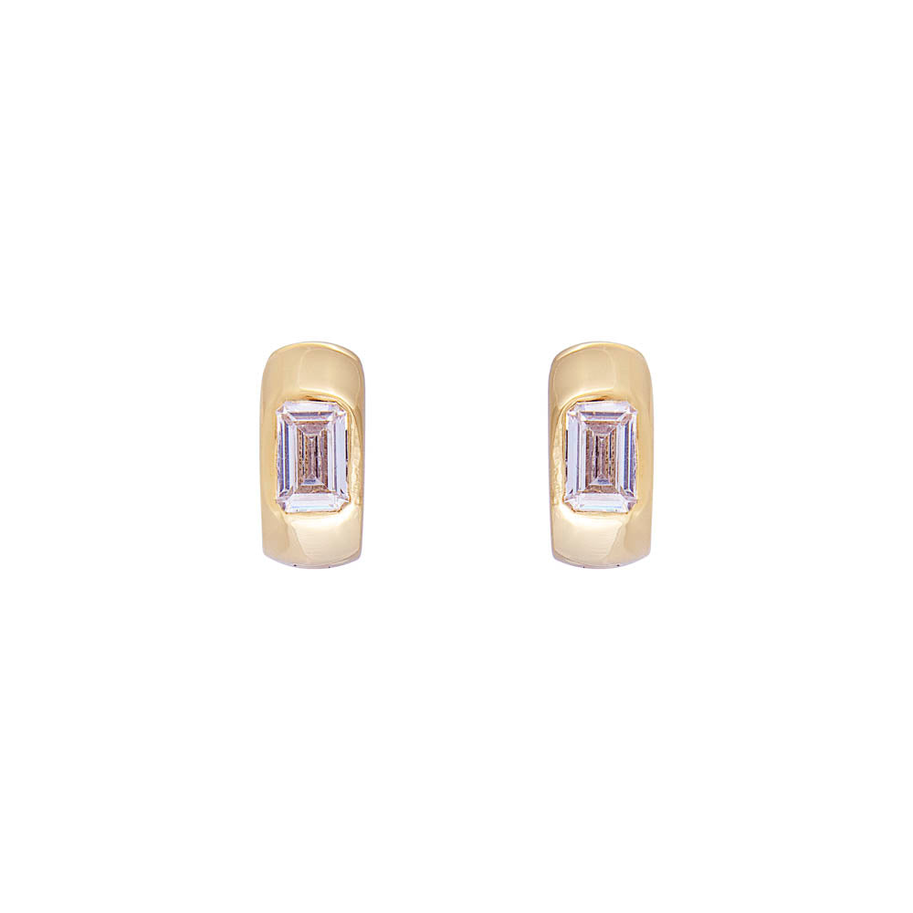 CRYSTAL EMERALD CUT HUGGIES