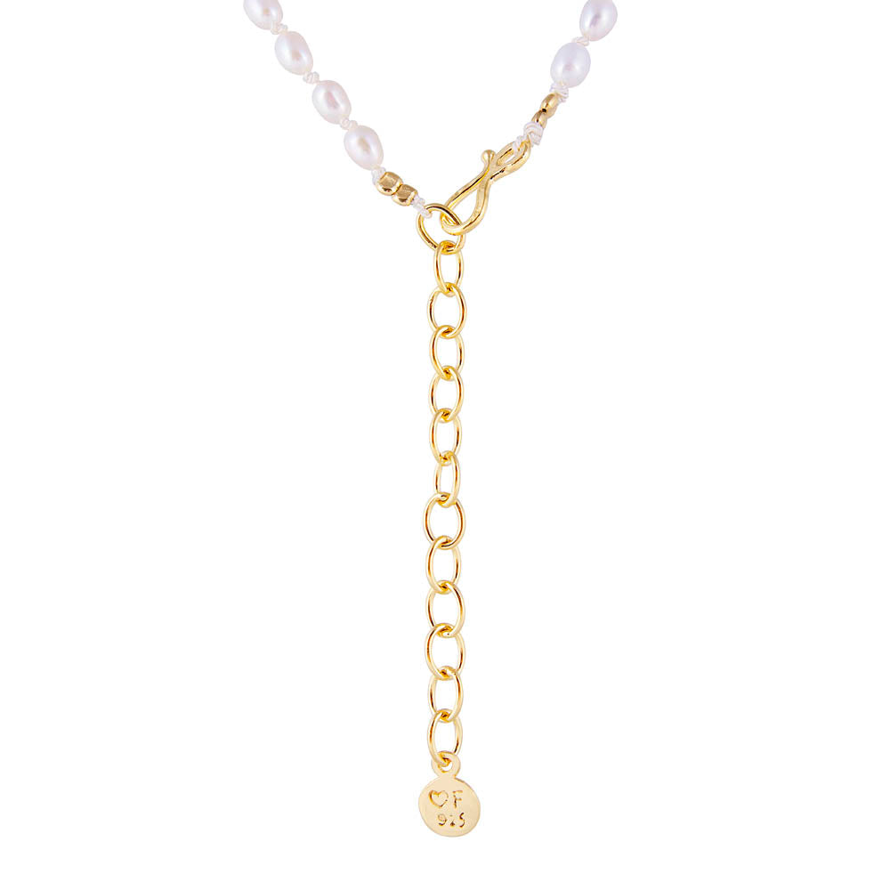 MORGANITE SEED PEARL NECKLACE