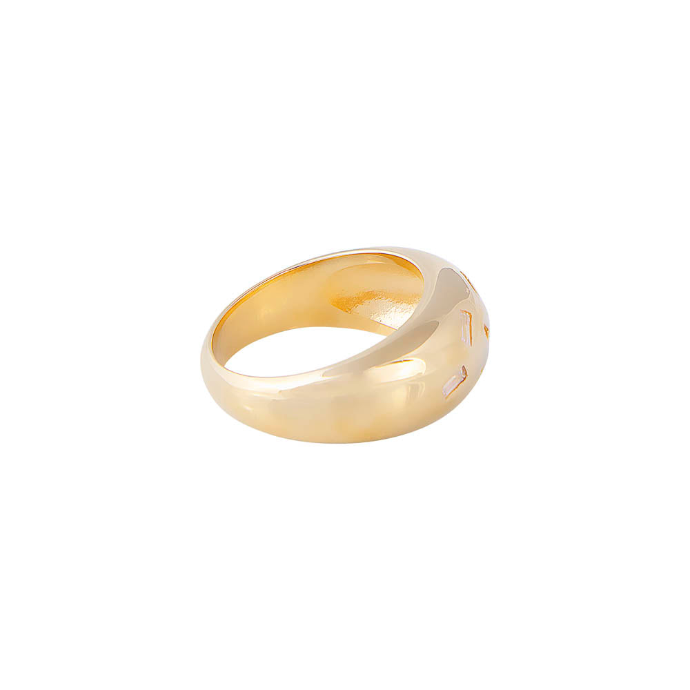 SCATTER BAGUETTE RING