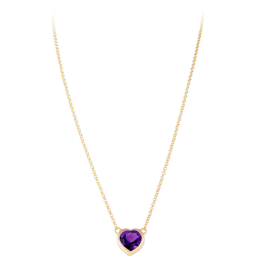 AMETHYST LOVE NECKLACE