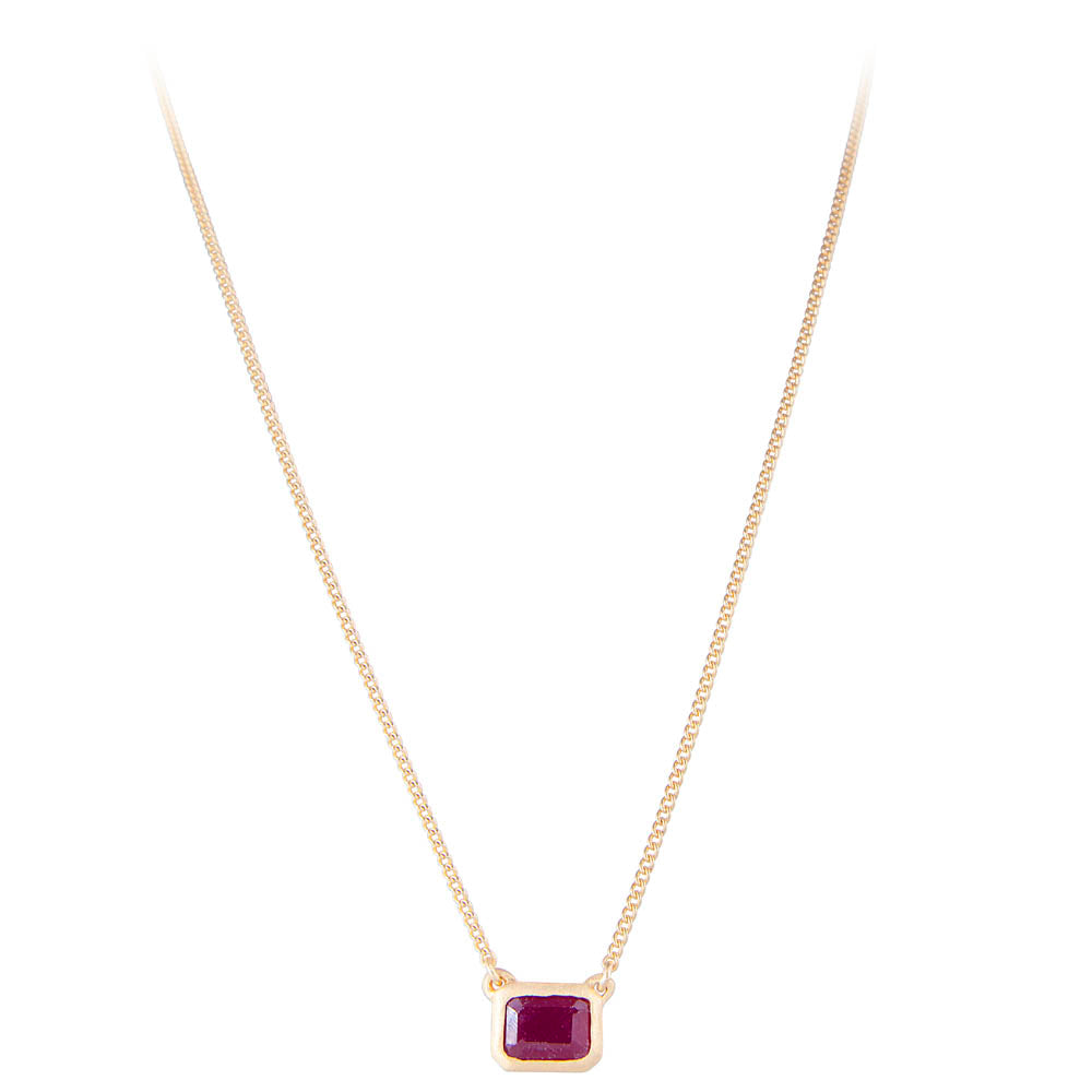 RUBY DECO NECKLACE