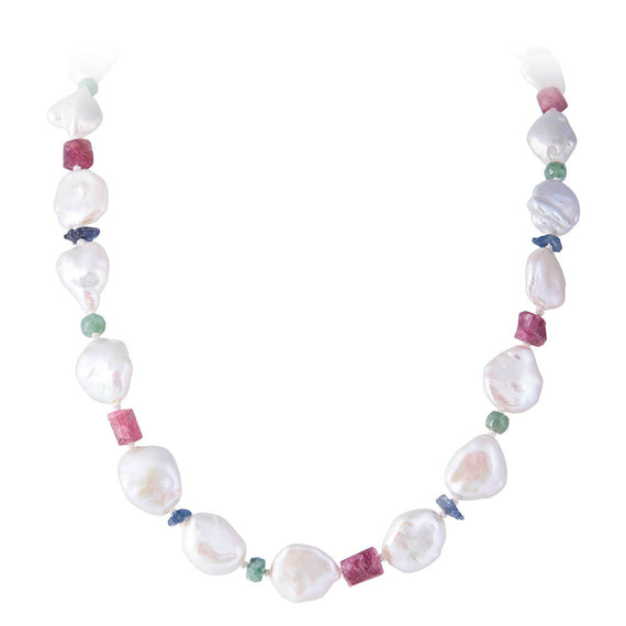 PEARL RAINBOW NECKLACE